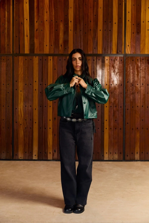 Calça Jeans Reta Barra a Fio