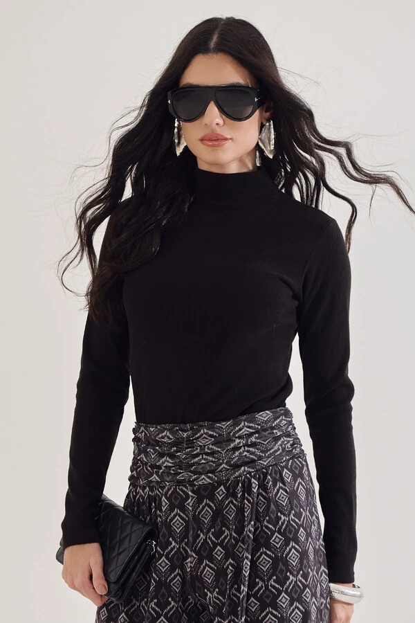 Térmica Turtleneck Manga Longa
