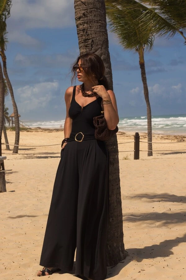 Regata Decote V C/ Metal