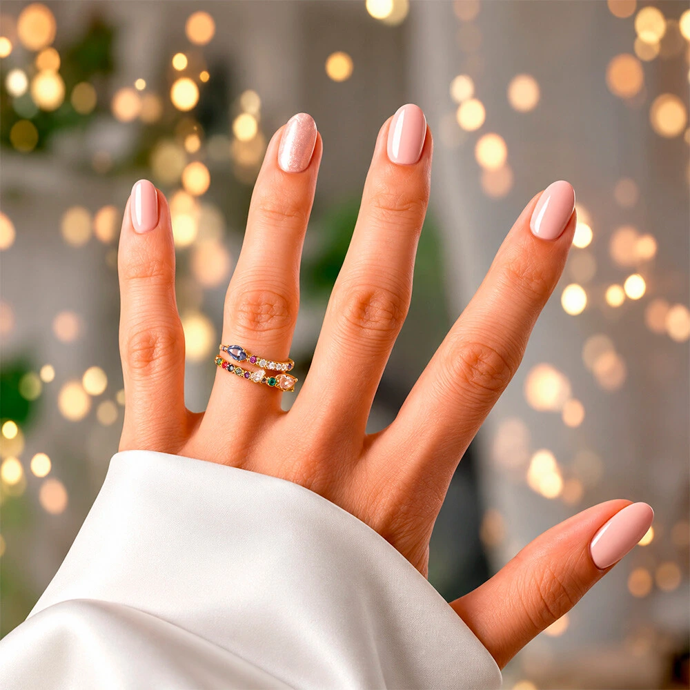 Foto Anel Cristal Colors Ouro Amarelo 18K