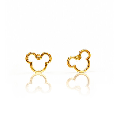 Foto Brinco Infantil Orlando Delicate Ouro Amarelo 18K