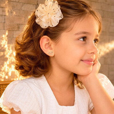 Foto Brinco Infantil Orlando Delicate Ouro Amarelo 18K