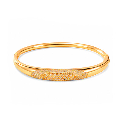 Foto Bracelete Lumière Cravejado Ouro Amarelo 18K