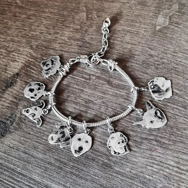 Pulseira Corrente para Berloques Ajustável em Aço Inox Premium