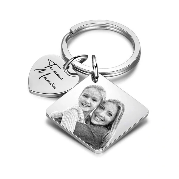 Chaveiro Personalizado Premium com 2 pingentes