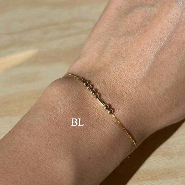 Pulseira Código Morse Personalizada