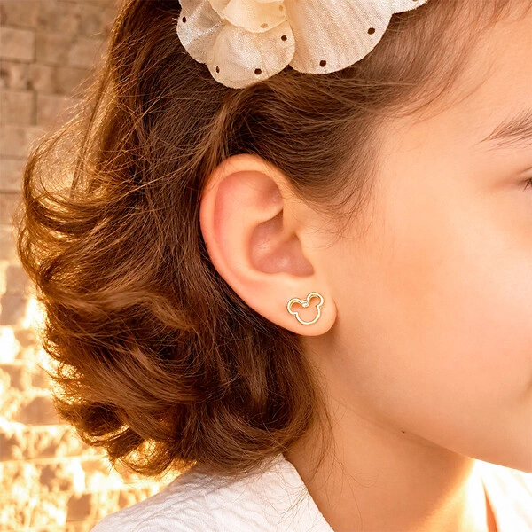 Brinco Infantil Orlando Delicate Ouro Amarelo 18K