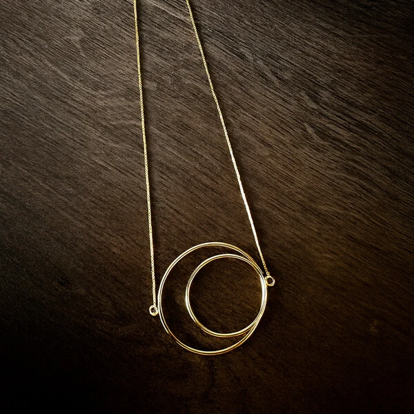 Colar Eclipse Ouro Amarelo 18K