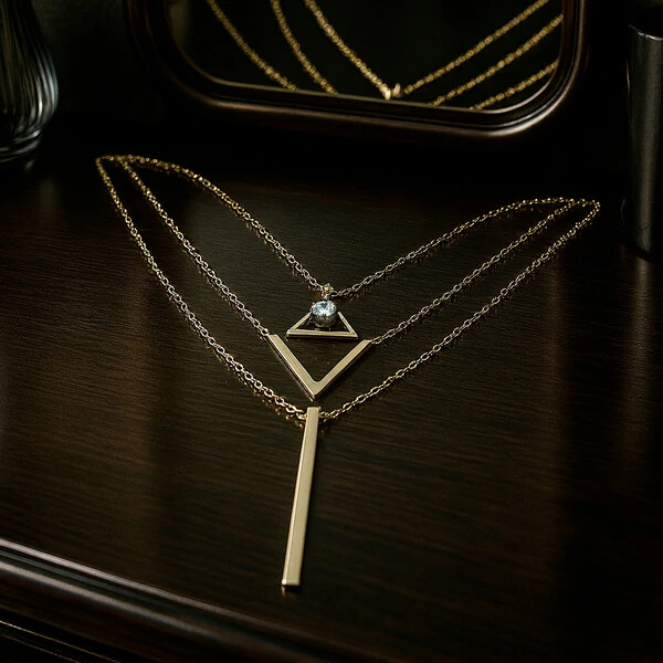 Colar Trio Velmont Ouro Amarelo 18K