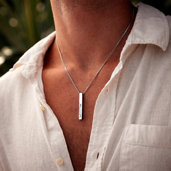 Colar Barra Nomes Personalizado