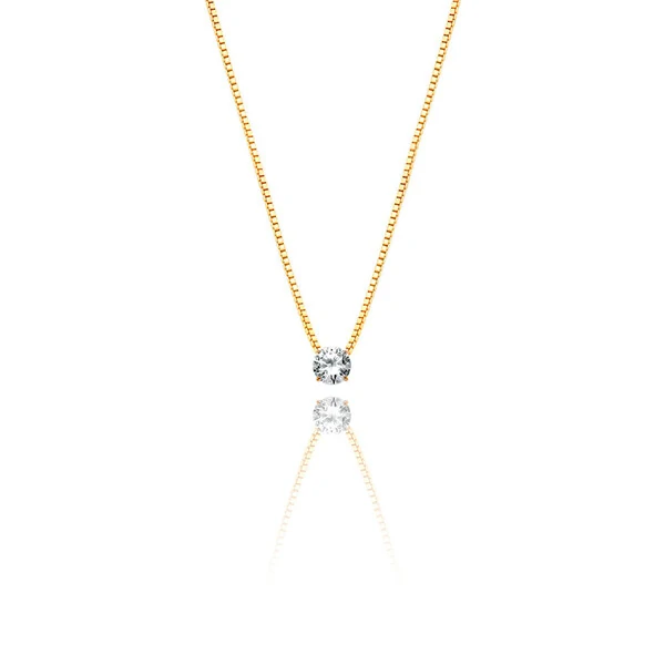 Colar Touch Ponto de Luz Ouro Amarelo 18K