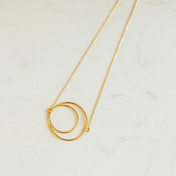 Colar Eclipse Ouro Amarelo 18K