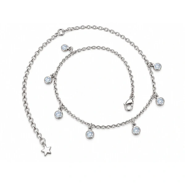 Pulseira Dupla Tifany com Zircônias