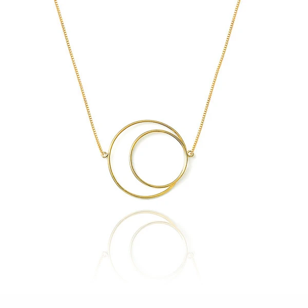 Colar Eclipse Ouro Amarelo 18K
