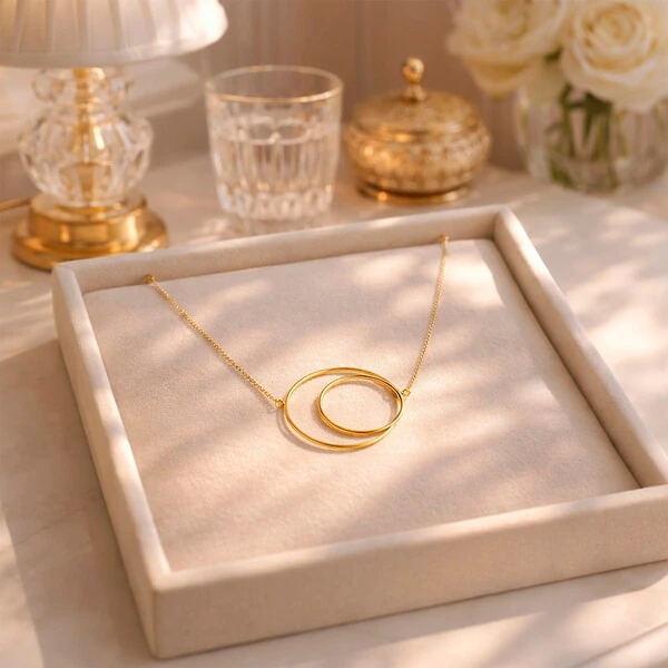 Colar Eclipse Ouro Amarelo 18K