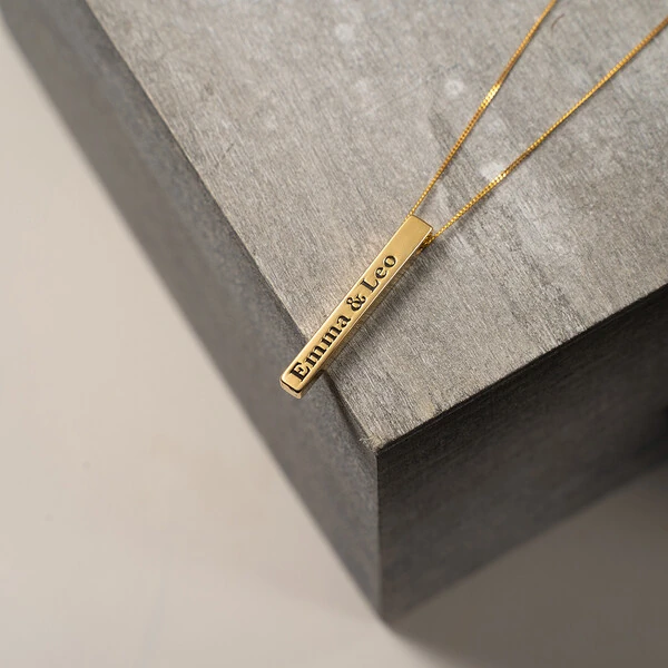 Colar Barra Nomes Personalizado