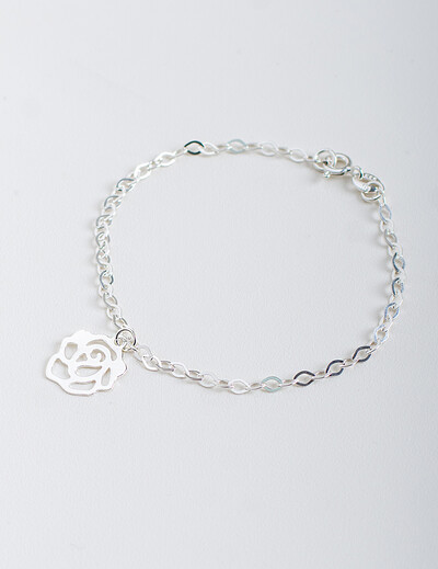 Pulseira Melinda Rosa Prata 925