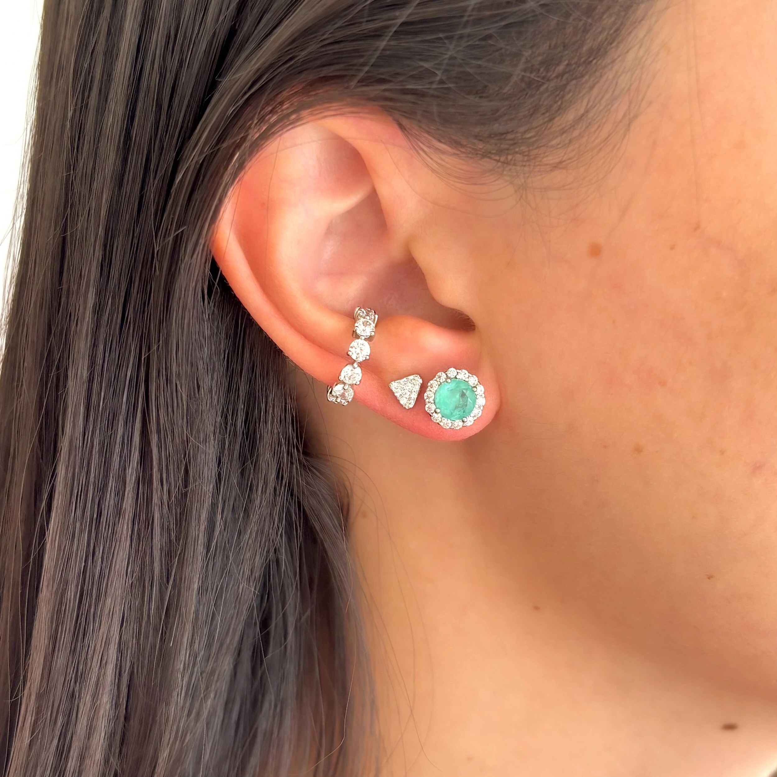 FotoBrinco Velvet esmeralda colombiana fusion ródio branco