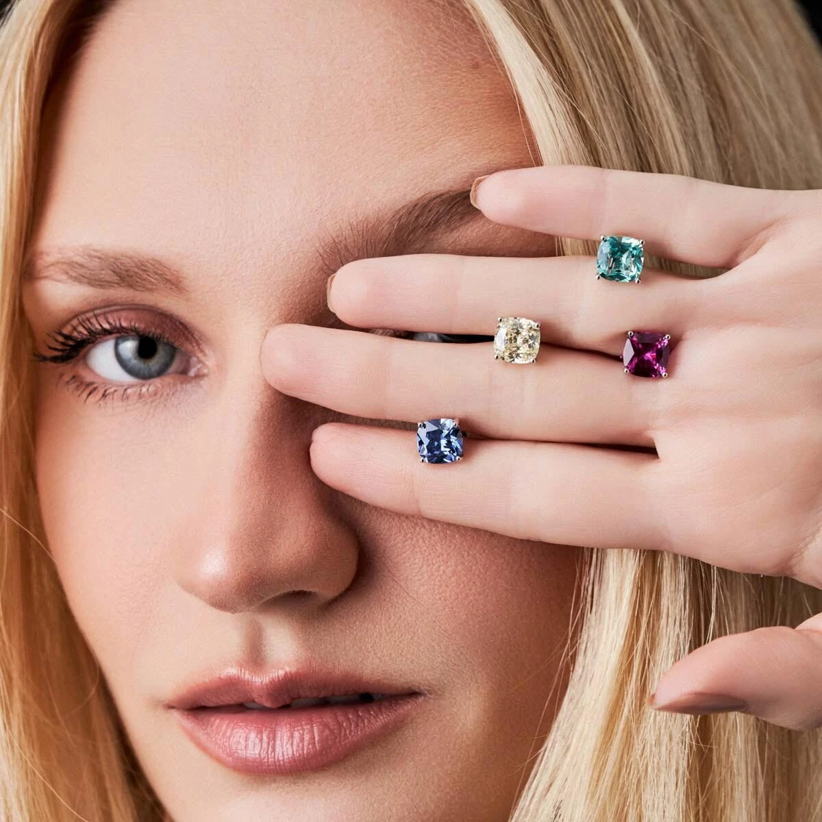 FotoBrinco Tess zircônia fancy yellow prata 925 (8mm)