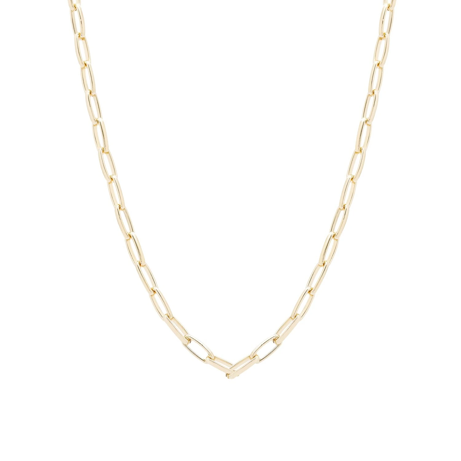 FotoColar Evie elos retangulares lisos ouro