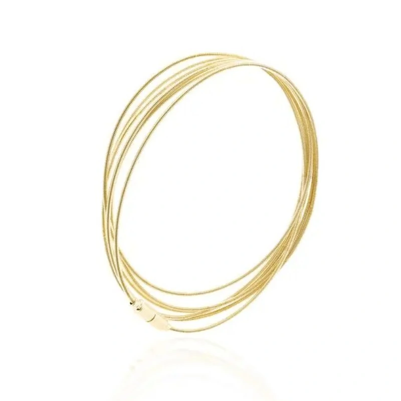 FotoPulseira/Colar corda de violão ouro (120cm)