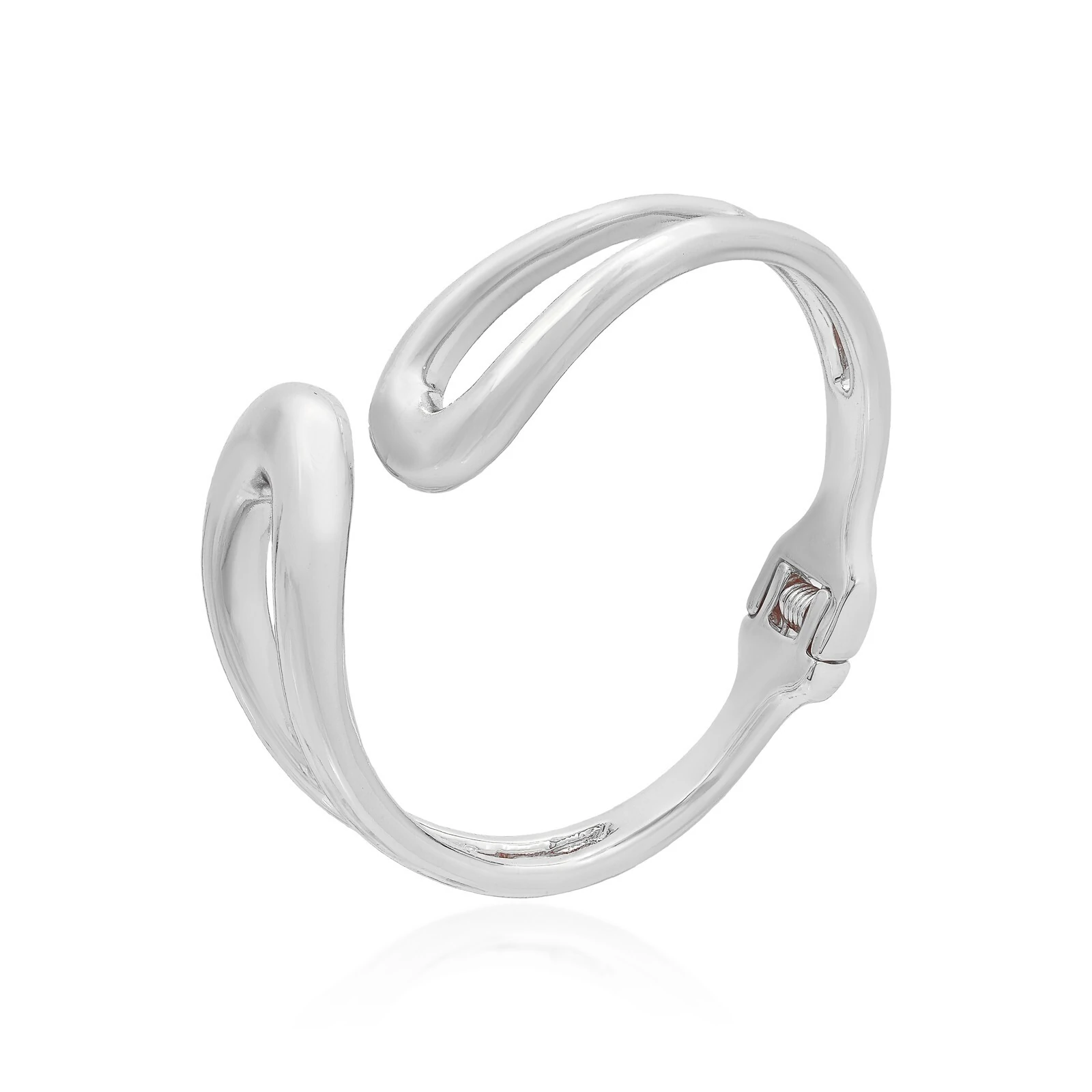 FotoPulseira bracelete Susan liso ródio branco