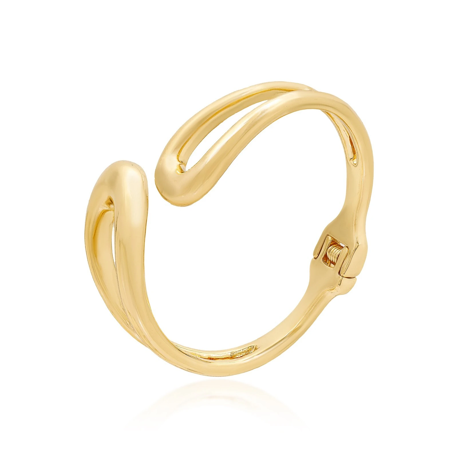 FotoPulseira bracelete Susan liso ouro