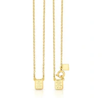 Colar escapulário pingente Nossa Senhora do Carmo ouro