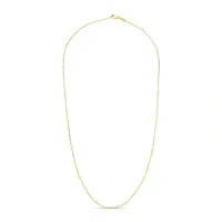 Colar Vicky bolinhas lisas ouro (60cm)