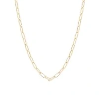 Colar Evie elos retangulares lisos ouro