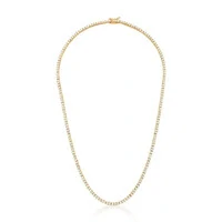 Colar classic riviera slim ouro (40cm)