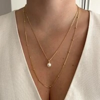 Conjunto Luara pérola ouro