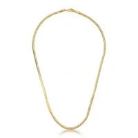 Colar malha rabo de rato ouro (45cm)