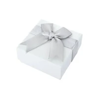 Caixinha para anel/colar/brinco cartonada (cinza)