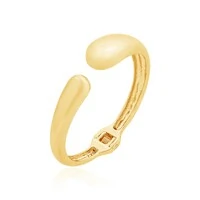 Pulseira bracelete Ada liso ouro