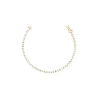 Pulseira riviera Carina zircônias brancas ouro