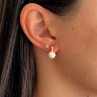 Conjunto Luara pérola ouro