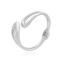 Pulseira bracelete Susan liso ródio branco