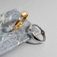 Pulseira bracelete Ada liso ouro