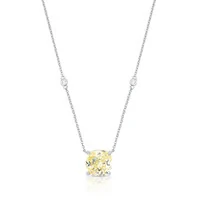 Colar Tess zircônia fancy yellow prata 925