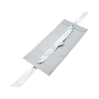 FotoCaixinha triangular dobrável prateada (2 unid)