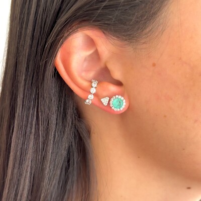 FotoBrinco Velvet esmeralda colombiana fusion ródio branco