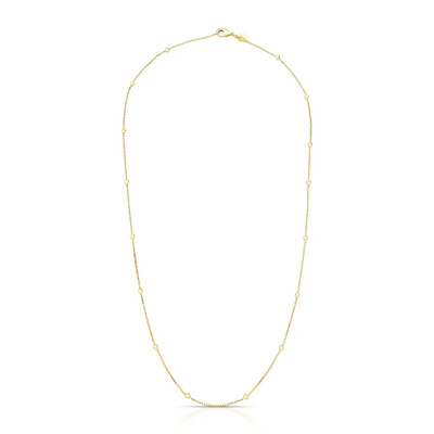 Foto Colar Vicky bolinhas lisas ouro (60cm)