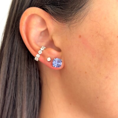 FotoBrinco Tess zircônia tanzanita prata 925 (8mm)