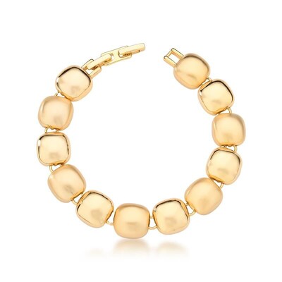 Foto Pulseira bracelete Milano acetinado ouro