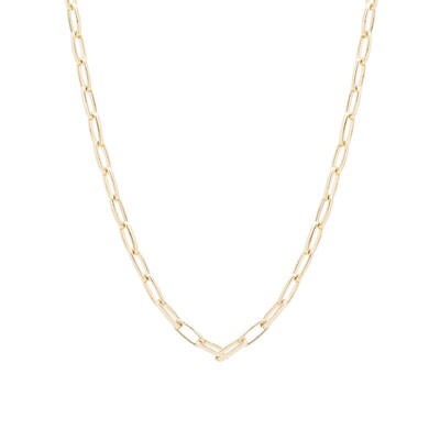 Foto Colar Evie elos retangulares lisos ouro