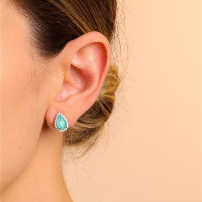 FotoBrinco Joy gota esmeralda colombiana fusion prata 925