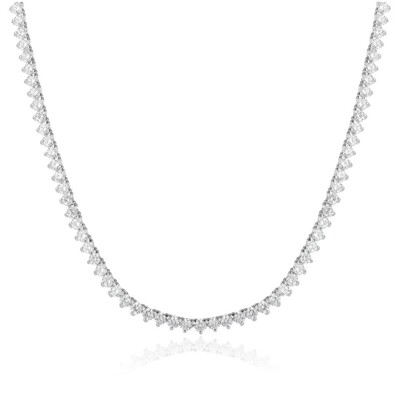 Foto Colar classic riviera ródio branco (51cm)