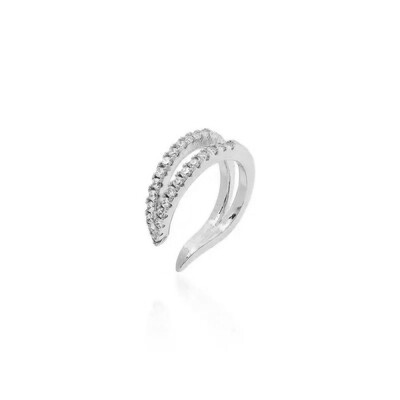 Foto Piercing fake Gigi cravejado ródio branco