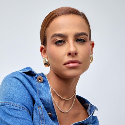 FotoBrinco Anabella oval liso ouro